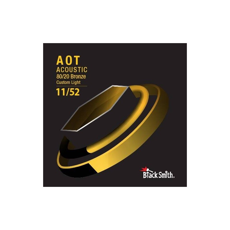 BlackSmith ABR-1152 Custom Light - struny do gitary akustycznej